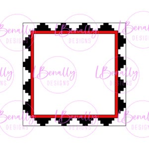 Navajo Korb Border Rahmen, PNG Clip Art, Native American, ästhetisch, Indigen