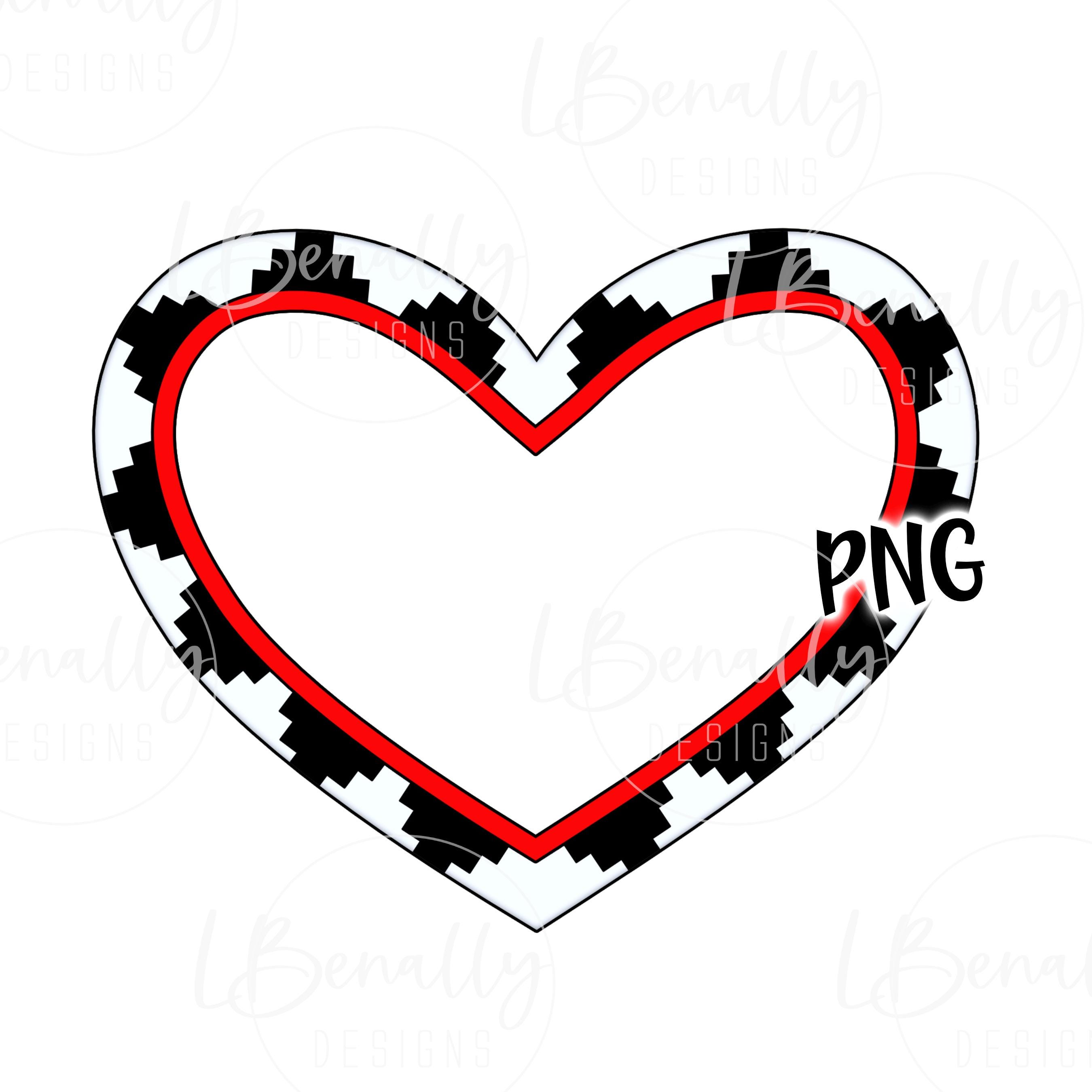 Navajo Basket Border Heart, PNG, Clip Art, Native American