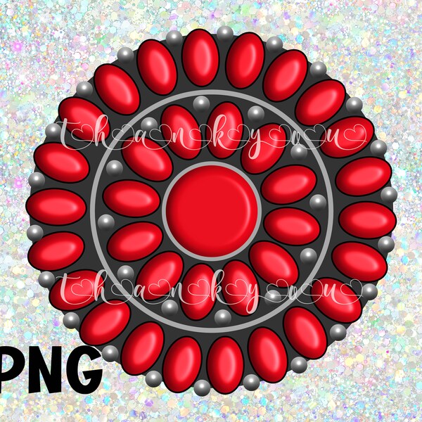 Navajo design, Coral Cluster jewelry, Sublimation, PNG, Indigenous, Native American, Clip art