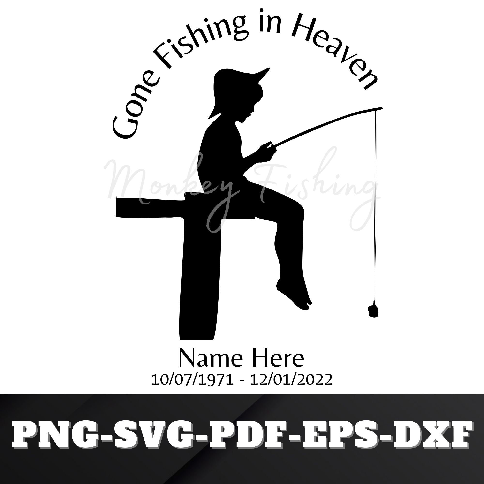 Fishing in Heaven Svg -  Sweden