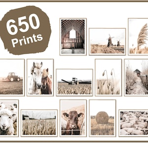 650 tirages FARMHOUSE Collection, Art mural rustique, Décor de ferme, Impression de ferme, Décor du mur occidental, Impressions d’art de grange