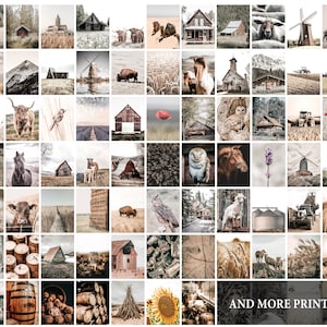 500 Prints RUSTIC Collection, Rustic Wall Art, Farmhouse Decor, Rutic ...
