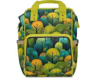 Tree Forest Multifunctional Diaper Backpack