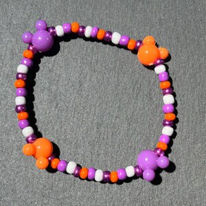 Halloween Mouse Ears Beaded Bracelet