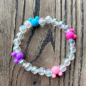 Iridescent Mickey Beaded Bracelet