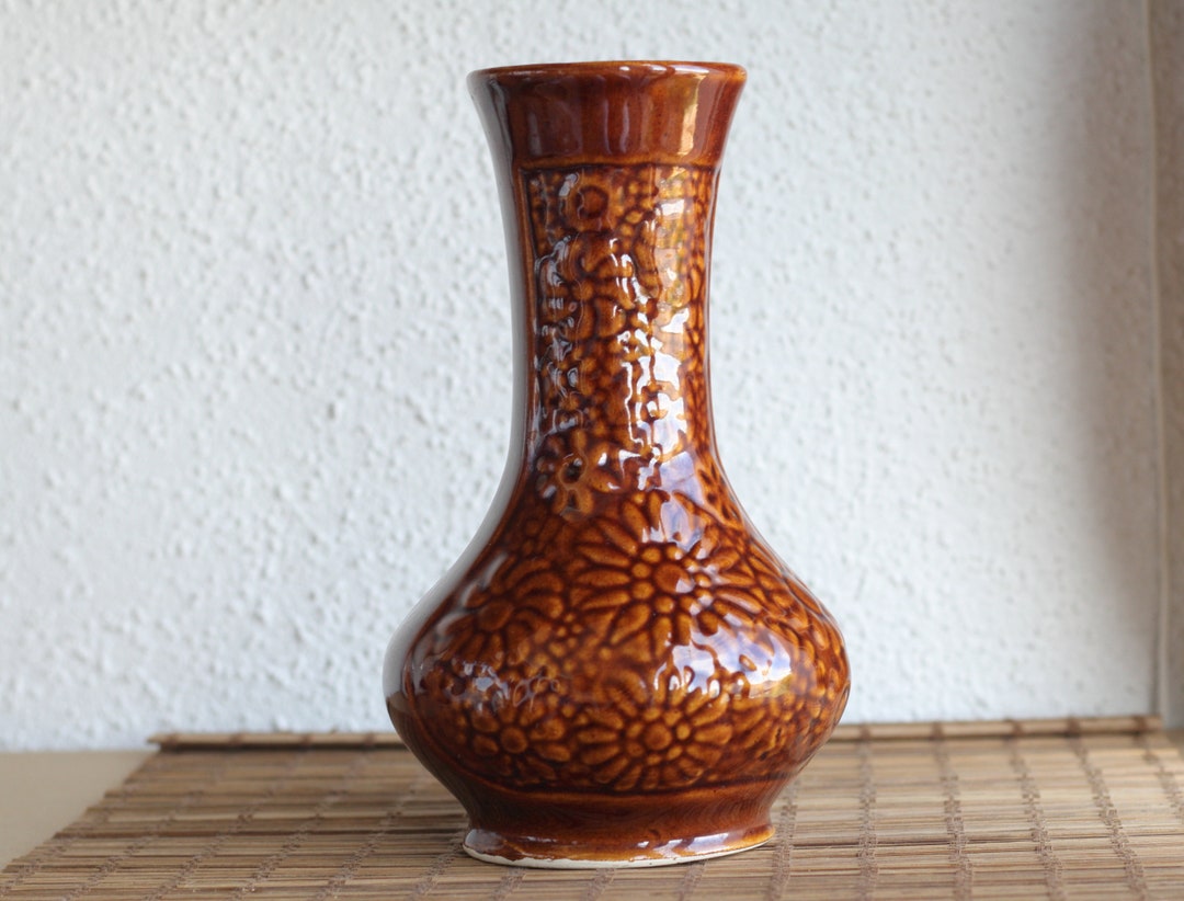 ヴィンテージのファットラバ花瓶：西ドイツの陶器工房 - Etsy 日本