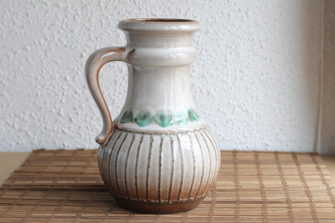 ヴィンテージ シューリッヒ ケラミック 花瓶 496-28: 西ドイツ陶器