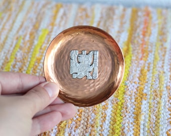 ペルーの銅と真鍮の装飾プレート - Etsy 日本