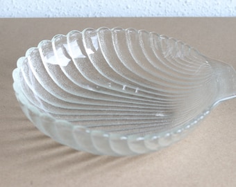 Vintage Anchor Hocking Glasschale, Vintage Anchor Hocking Glasschale, gefrostete Schale Glasschale, made in USA, strukturierte Glasschale, Glasschale Schale