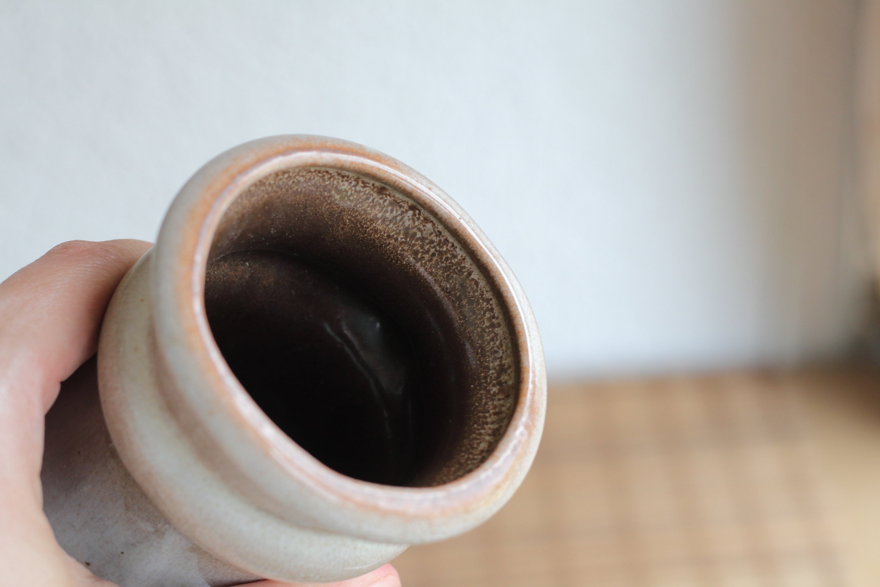 ヴィンテージ シューリッヒ ケラミック 花瓶 496-28: 西ドイツ陶器