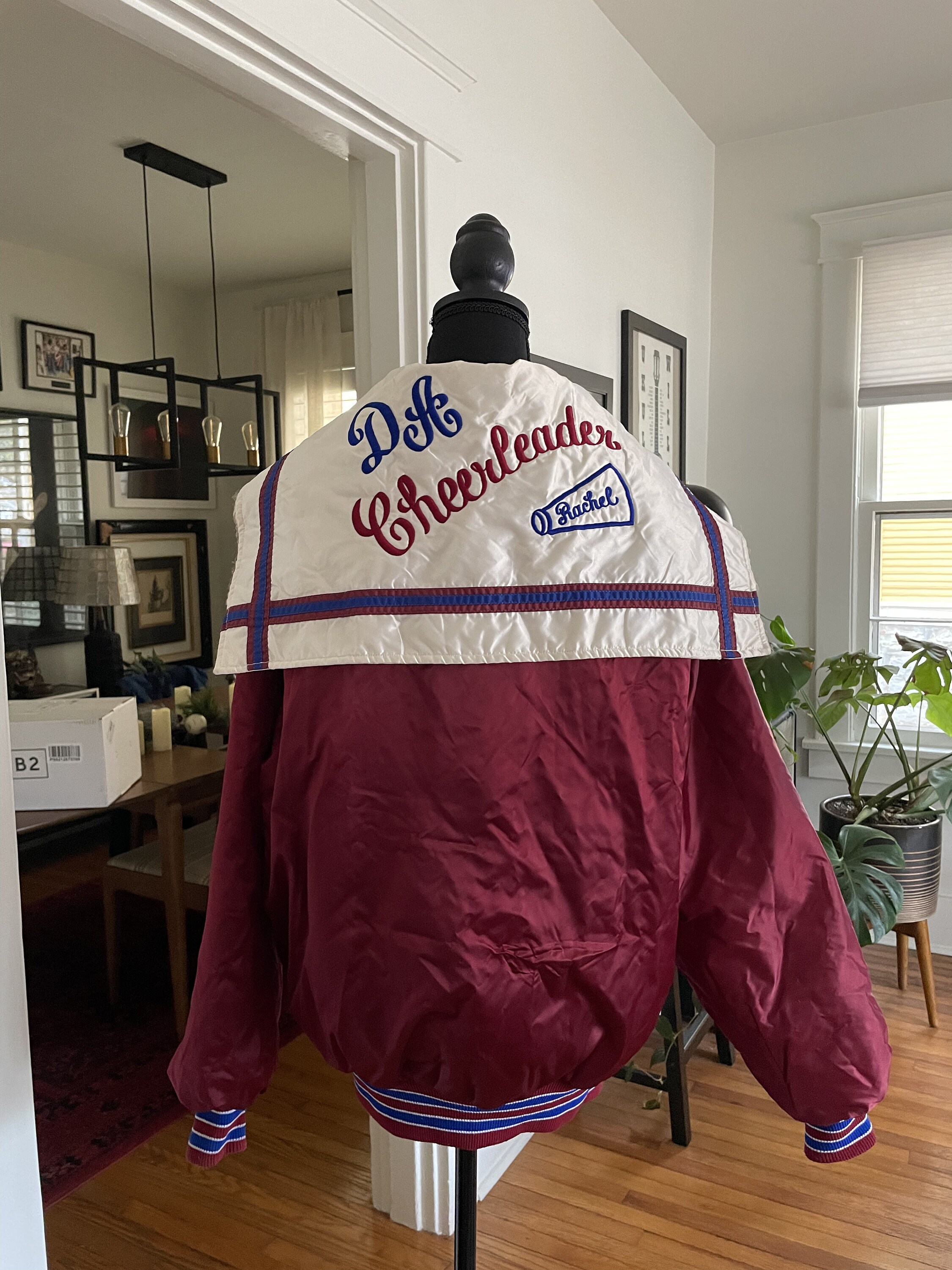Vintage Cheerleader Bomber Jacket Etsy