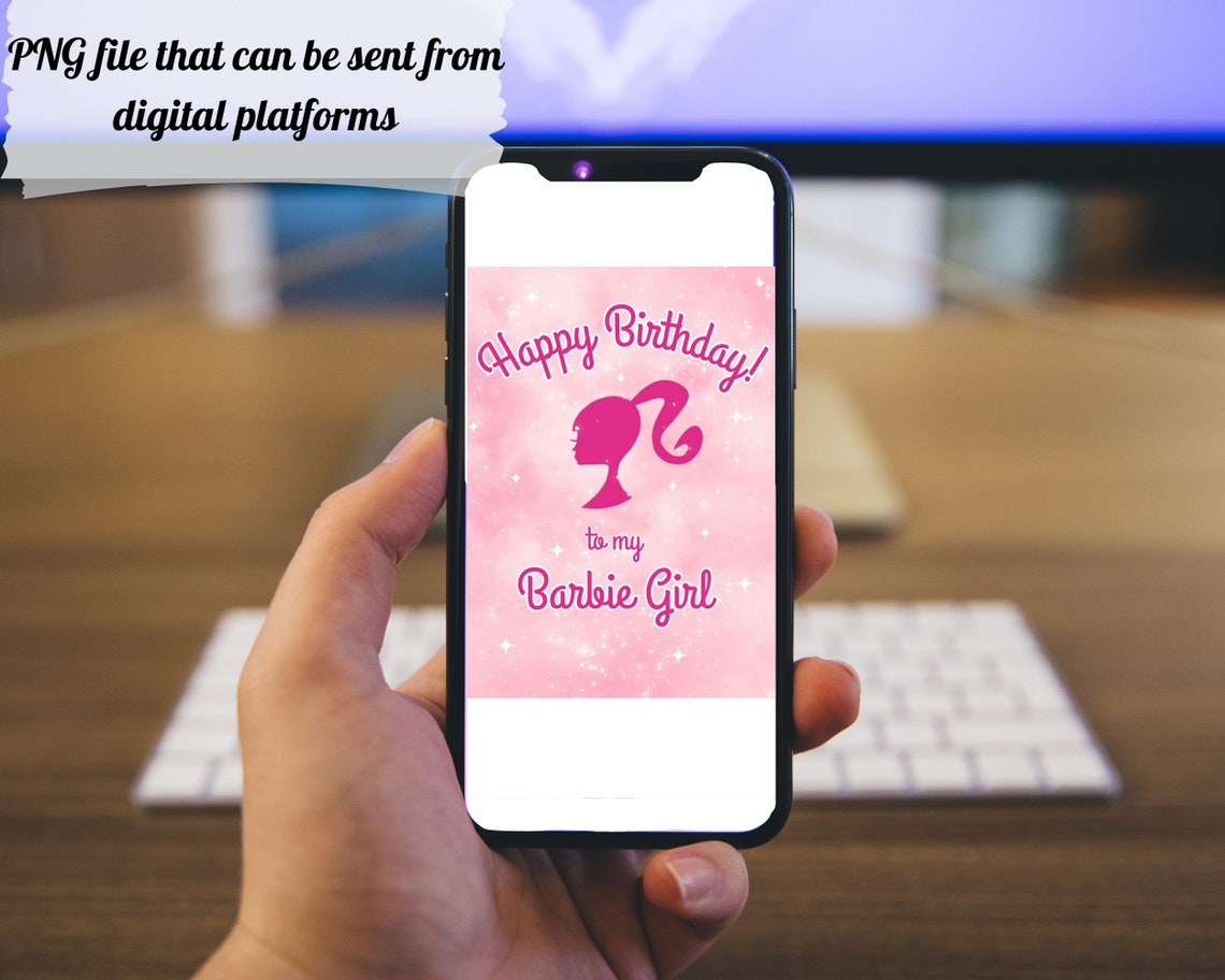 Barbie Happy Birthday Card Barbie Birthday Card Happy Birthday to My ...