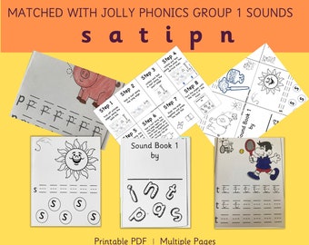 Beginning Sound  S A T I P N   Mini Book 1