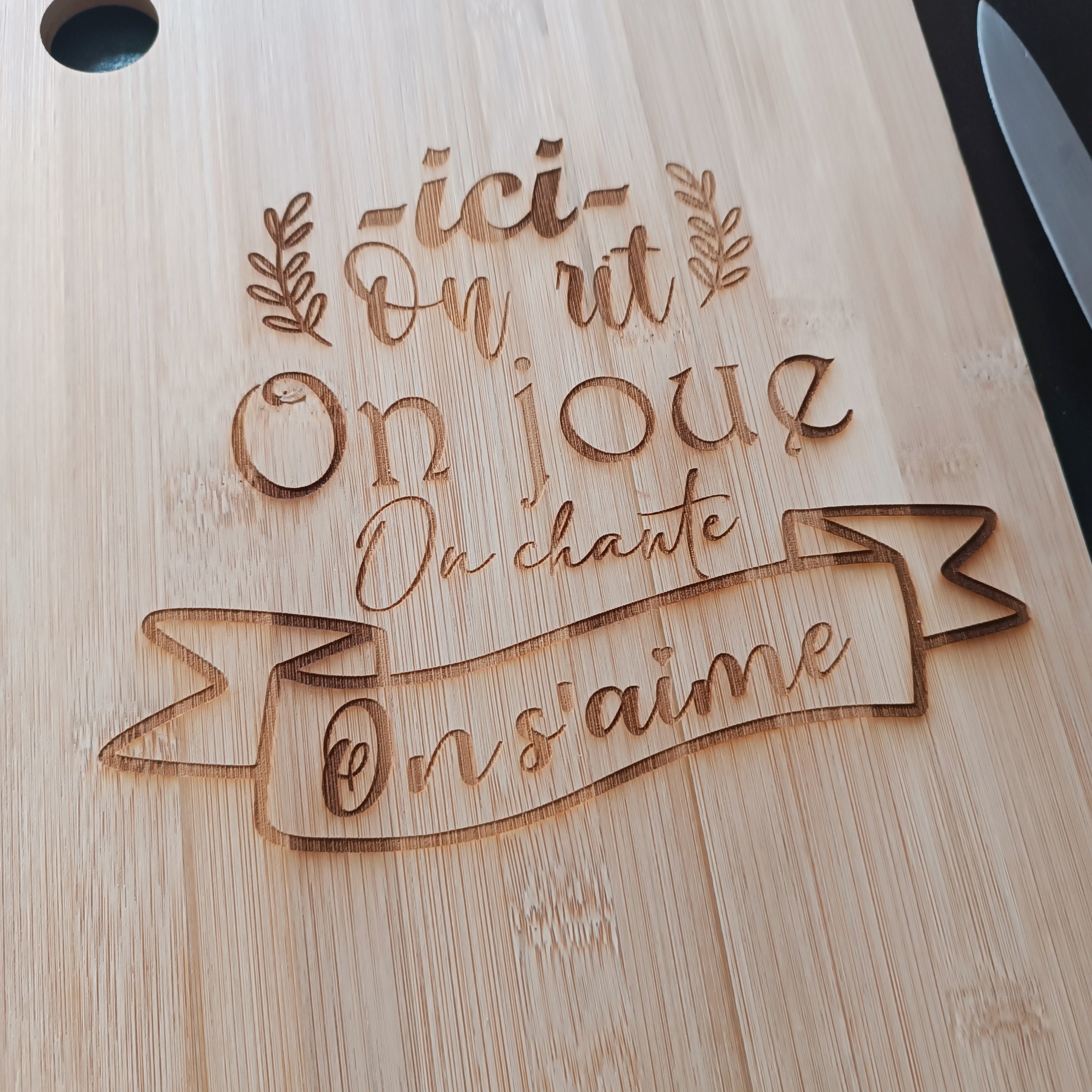 Engraved Bamboo Aperitif Board - Etsy