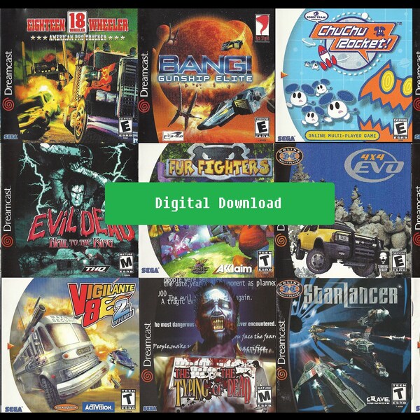 Dreamcast Manuals Etsy