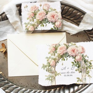 Vintage Rose Arch Clipart Png Digital Download, Wedding Invitation ...
