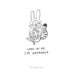 Impresión minimalista sarcástica, cita divertida de arte lineal, diseño humorístico estilo boceto, arte de gato triste para camisetas, tatuaje divertido, idea de regalo