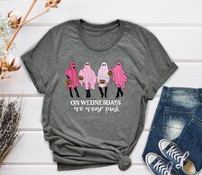 On Wednesday We Wear Pink Ghost Sweatshirt Mean Girls Ghost Hoodie