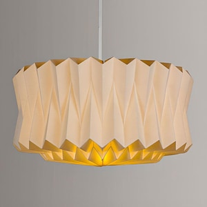 Drum Cylinder Origami Paper Lampshade