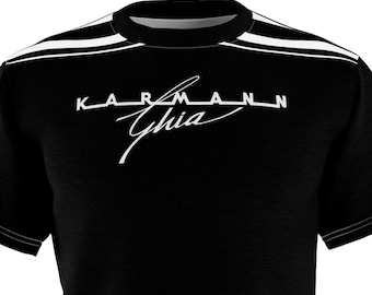Karmann Ghia Vintage Car Logo Tee, Classic Car Premium Tshirt, Fabulous Fifties Shirt, Retro Car Lover Gift, Breathable Unisex Shirt
