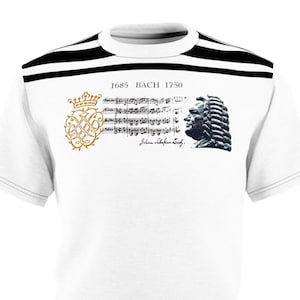 Johann Sebastian Bach... Unisex Cut & Sew Tee