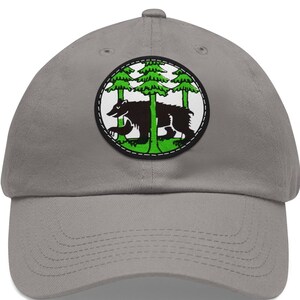 Rastenburg Bear Teutonic Coat of arms...Dad Hat with Leather Patch