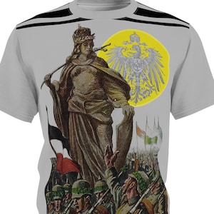 Hurrah Germania 1914...Unisex Cut & Sew Tee (AOP)