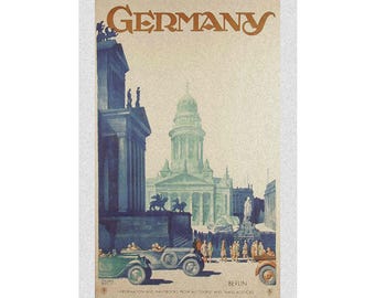 1920年代のベルリン旅行ポスター：ヴィンテージドイツ観光アート