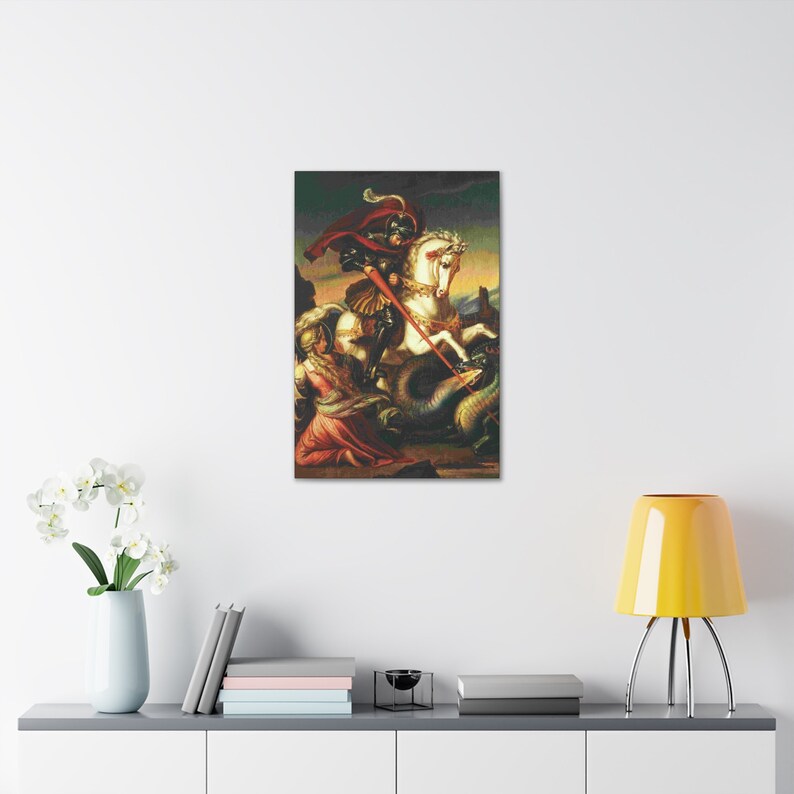 St. George and Dragon...Canvas Gallery Wraps image 6