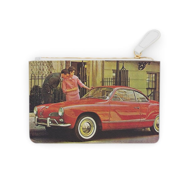 Karmann Ghia Coupe, Fifties advertising...Mini Clutch Bag