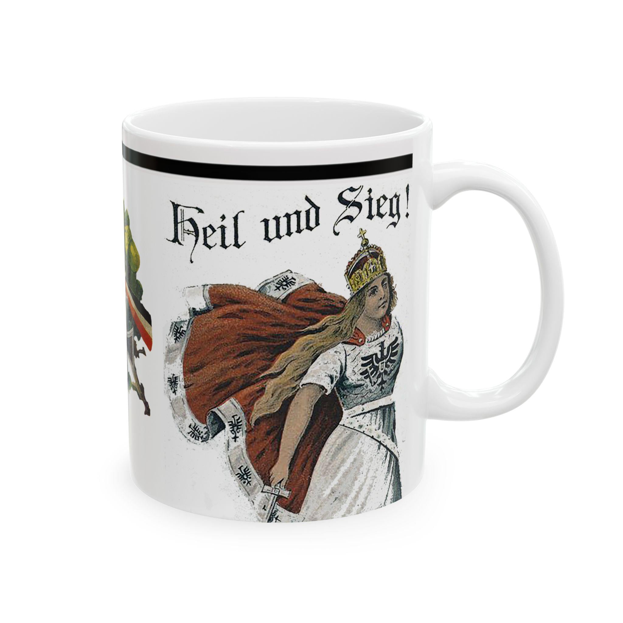シーマン　マグカップ ゲルマニア 1915 ハイル ウント ジーク セラミック マグカップ: 第一次