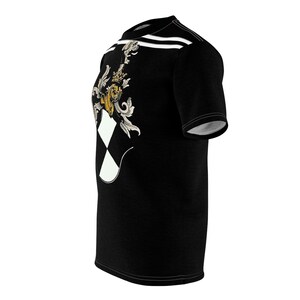 Medieval Helmet and Shield shirt, Hohenzollern Coat of Arms image 3
