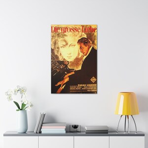 Die Grosse Liebe, UFA movie advertising...Canvas Gallery Wraps image 4