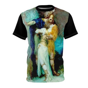 Brunhilde Farewell...Wagner&#39;s Die Walkure...Unisex  Tee (AOP)