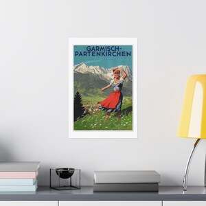 Garmisch Partenkirchen, 1950s ...Matte Paper Poster image 7