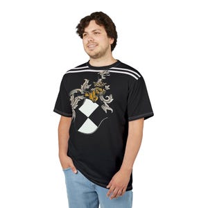 Medieval Helmet and Shield shirt, Hohenzollern Coat of Arms image 7