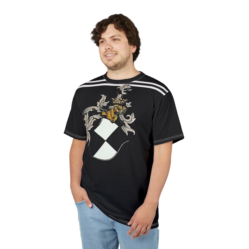 Medieval Helmet and Shield shirt, Hohenzollern Coat of Arms image 7