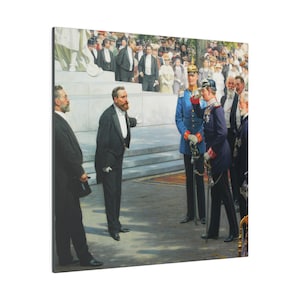 Richard Wagner Memorial, Berlin 1904...Matte Canvas, Stretched, 0.75&quot;