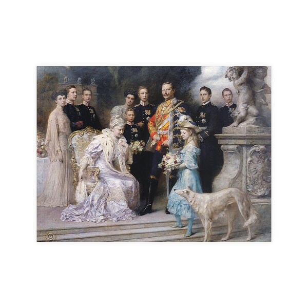 Kaiser Wilhelm und Familie 1906...Matt Poster