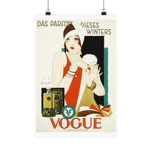 Arte publicitario de alta costura, 1926...Carteles mate