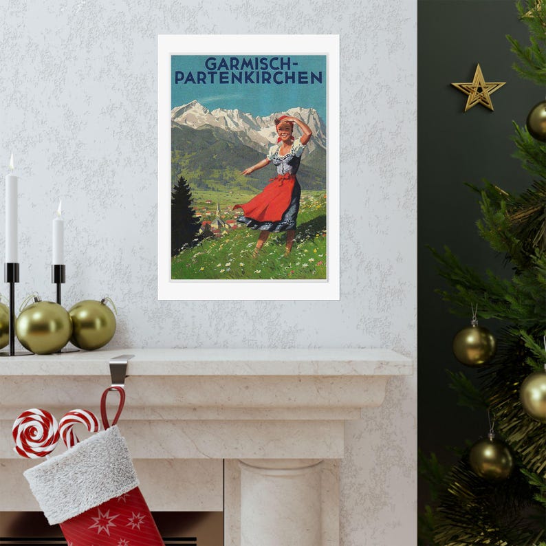 Garmisch Partenkirchen, 1950s ...Matte Paper Poster image 5