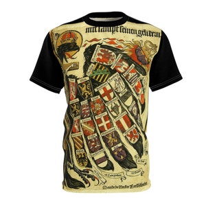 Holy Roman Empire German Eagle in 1510...Unisex Cut & Sew Tee (AOP)