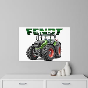 Fendt Logo with German Tractor...Wall Decals