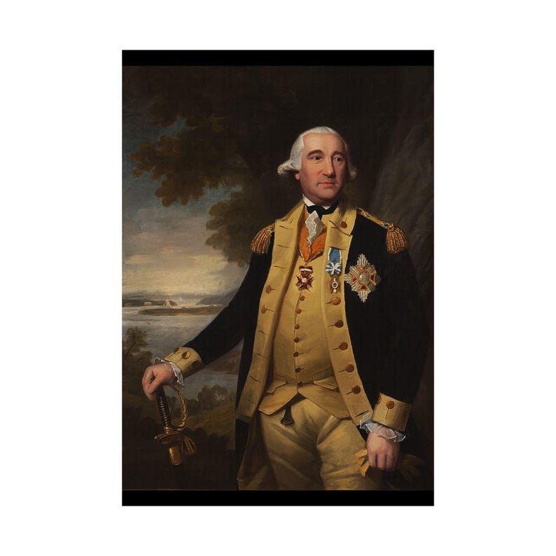Von Steuben Portrait: American Revolutionary War Print (175gsm Fine Art Paper) image 2