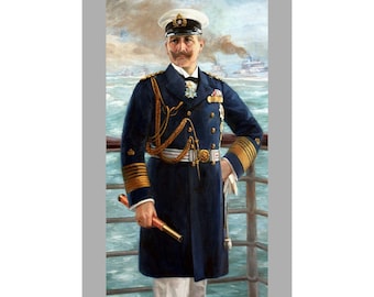 Kaiser Wilhelm II Kriegsmarine Uniform Matte Art Print