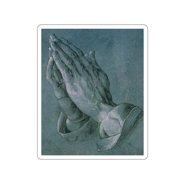 Albrecht Dürer, Praying Hands...Die-Cut Stickers