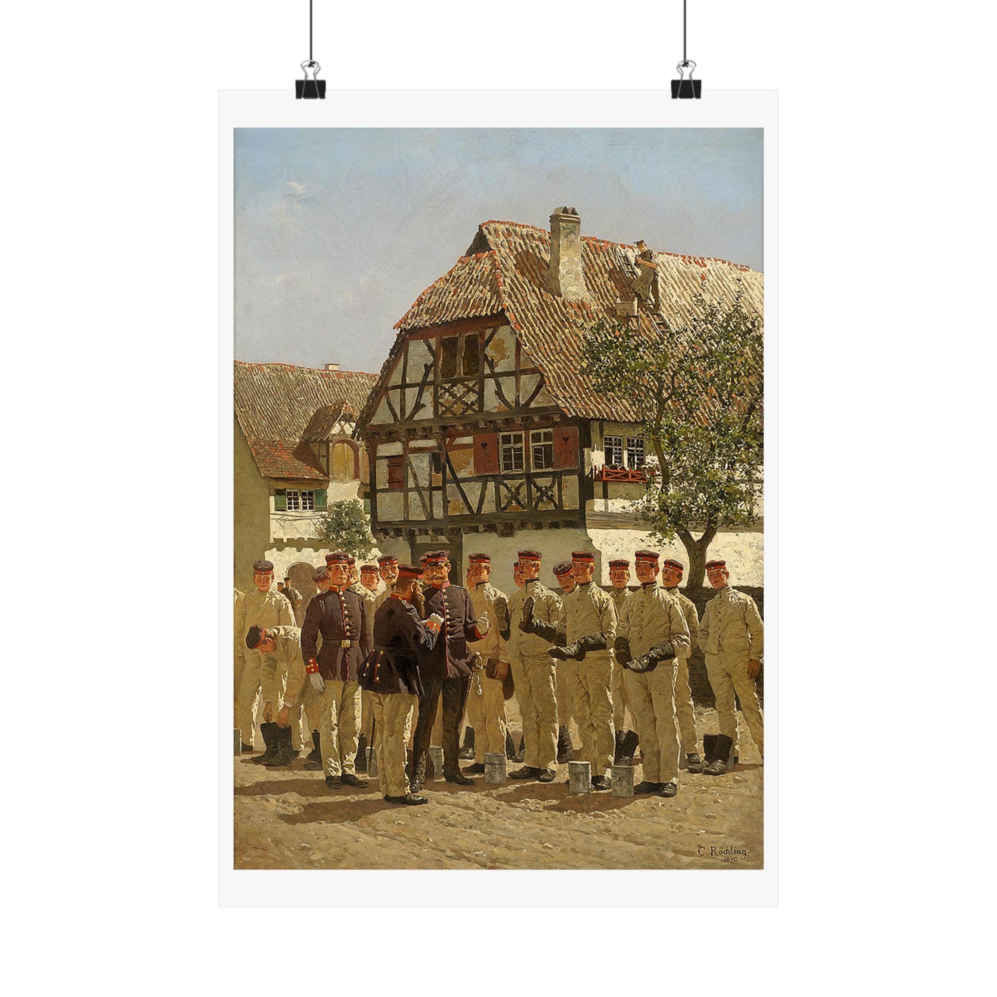 プロイセン軍 1890 年版画：ヴィンテージ ドイツ帝国 軍事装飾 - Etsy 日本