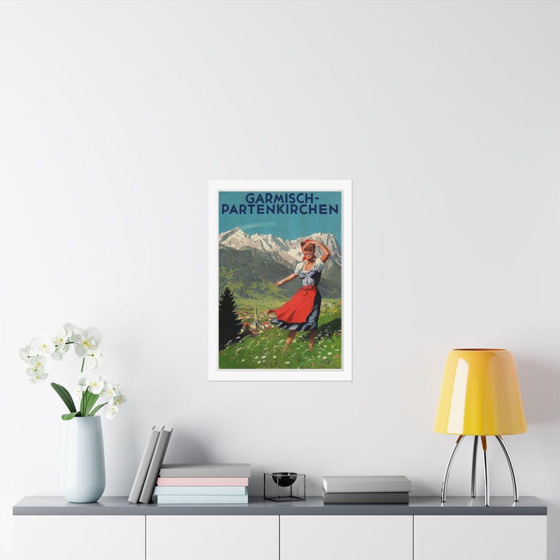 Garmisch Partenkirchen, 1950s ...Matte Paper Poster image 6