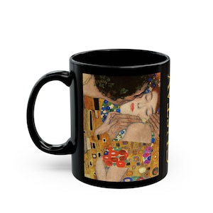 Gustav Klimt, The Kiss...11oz Black Mug
