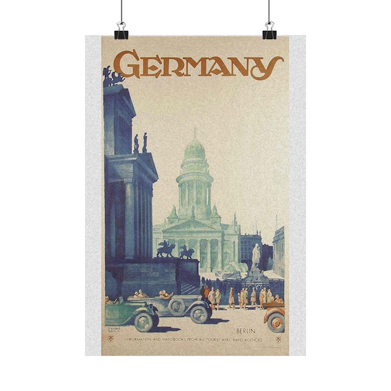 1920年代のベルリン旅行ポスター：ヴィンテージドイツ観光アート